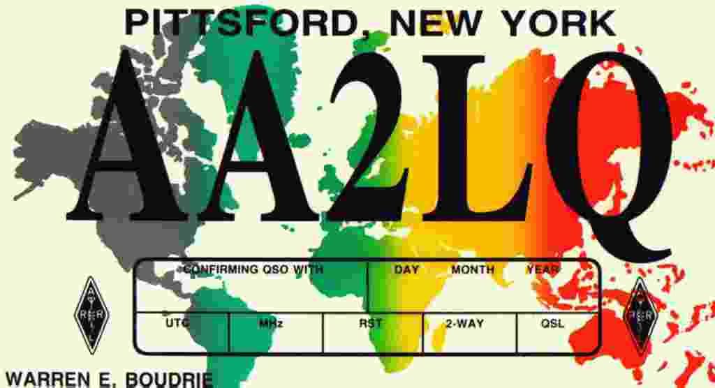 AA2LQ QSL Card